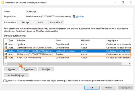 Prise En Main Des Permissions Ntfs Et De Partage Windows