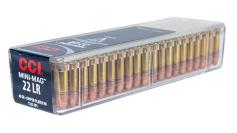 22lr Cci Mini Mag Copper Plated Round Nose 40gr