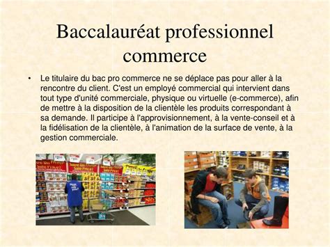 PPT Distinction entre le baccalauréat professionnel vente et le