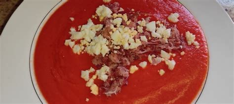 Salmorejo Sin Gluten Con Thermomix En Ribera Del Fresno Sopas Y