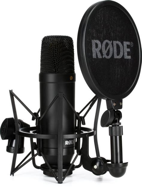 Rode NT1 Kit Condenser Microphone with SMR Shock Mount and Pop Filter ...