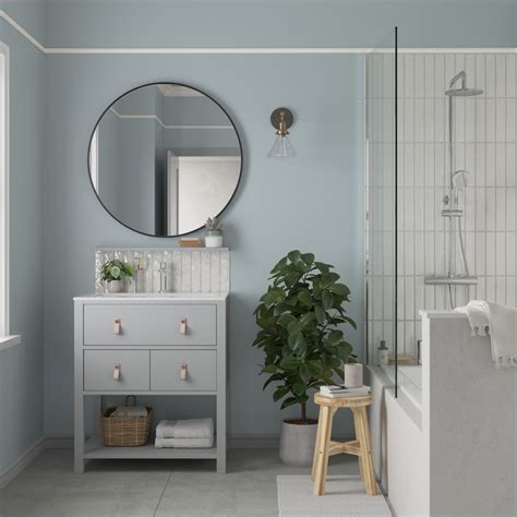 Dulux Easycare Bathroom Soft Sheen Paint Coastal Grey L Homebase