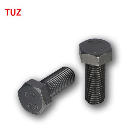 Tuz 12 9 Grade ISO4017 GB T5783 DIN933 Whole Tooth Metric System Black