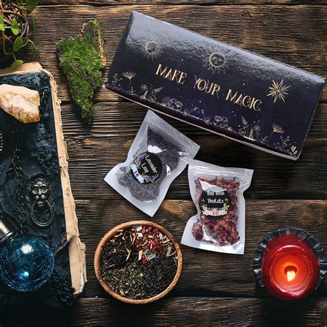 Buy Dried Herbs For Witchcraft 16 Pack Magic Herbs Kit For Spells