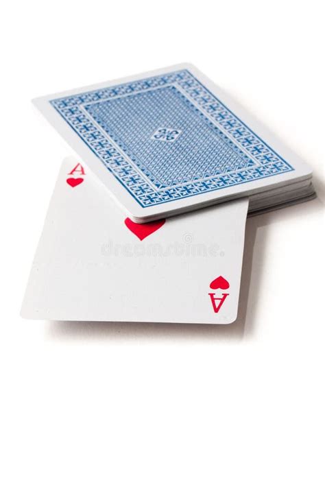 Ace and the playing cards stock photo. Image of funny - 51940074