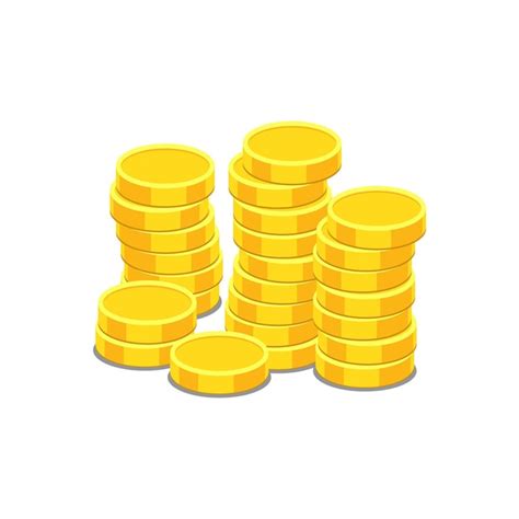 Premium Vector Money Icon On White Background Coins Vector