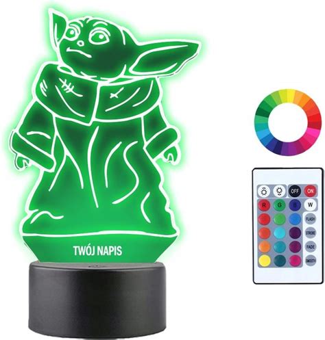 Lampka Nocna D Led Baby Yoda Grawer Imi Ceny I Opinie Ceneo Pl