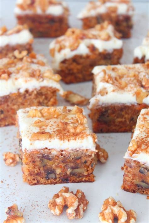 Easiest Carrot Cake Bars You Should Make Today Eazy Peazy Desserts