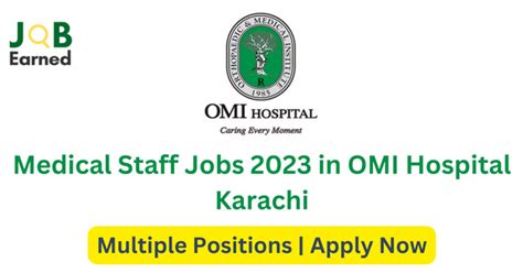 Medical Staff Jobs In Omi Hospital Karachi Apply Online