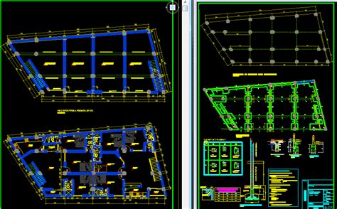 Departamento Comercio En Autocad Librería Cad