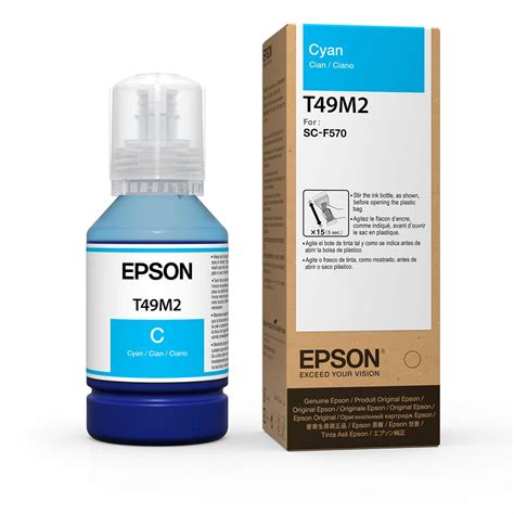 Tinta de Sublimación Epson para SureColor F170 F570 Cyan 140ml