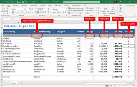 Excel Schnittstelle Creator Dokumente Automatisieren