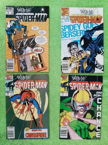 Lot Of Web Of Spider Man Canadian Nm Newsstand