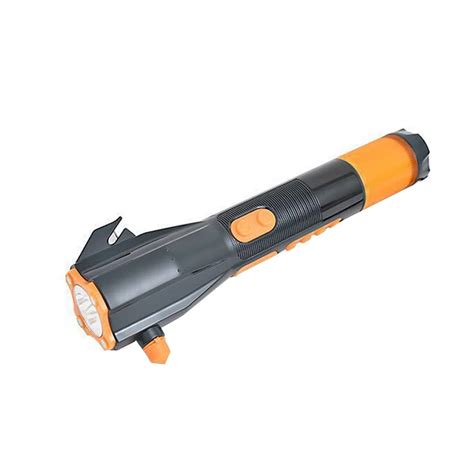 Emergency Dynamo Flashlight Car Emergency Hammer Cutter Compass Mobile ...