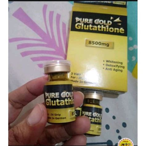 Jual ECER PURE GOLD GLUTATHIONE 8500MG ECERAN PURE GOLD 8500MG PURE