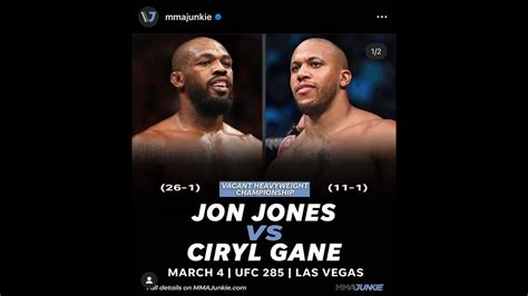 Jon Jones vs Ciryl Gane ( UFC-285 )Highlights + Breakdown + Prediction ...