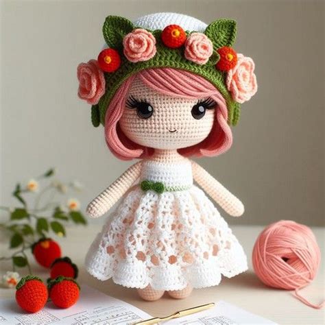 Rosalie Doll Crochet Pattern In 2024 Crochet Dolls Cute Crochet