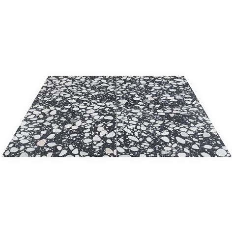 Terrazzo Italy Sacra Nero Black White 24x24 Honed Terrazzo Tile