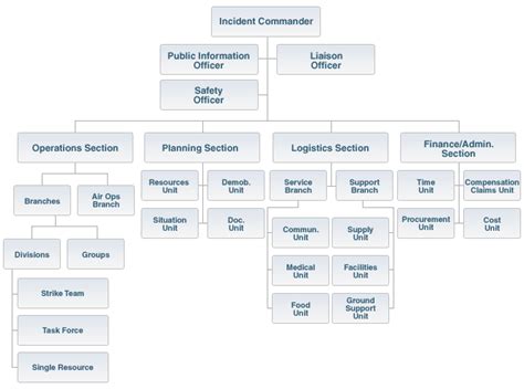 Incident Command System Flow Chart Template