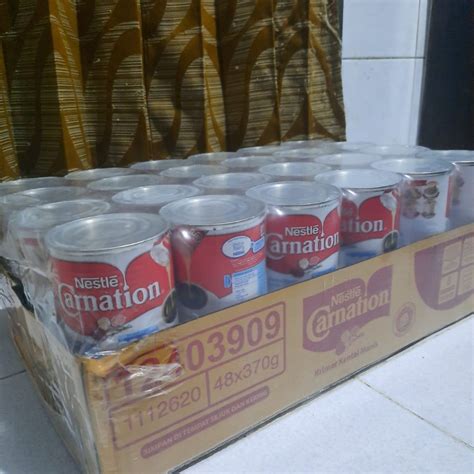 Jual 1 Dus Susu Nestle Carnation SKM Susu Krimer Kental Manis 370 Gr