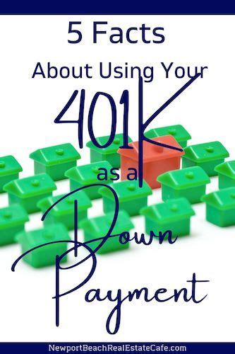 Using Your 401k As A Down Payment In 2021 Down Payment Important