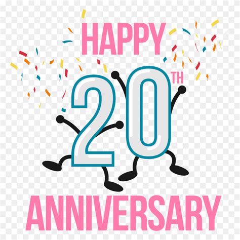 Birthday Anniversary Clip Art 20th Anniversary Clip Art Flyclipart