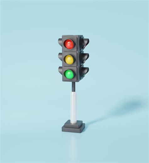 Premium Photo Safety Street Crossroads Stoplight Transport Three Red