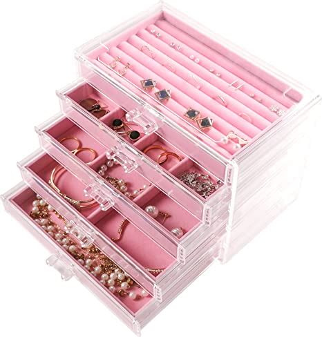 Amazon Frebeauty Extra Large Acrylic Jewelry Box For Women 5