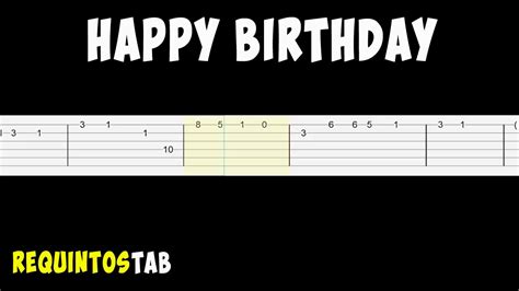 Happy Birthday Guitarra Tutorial Acordes Chordify