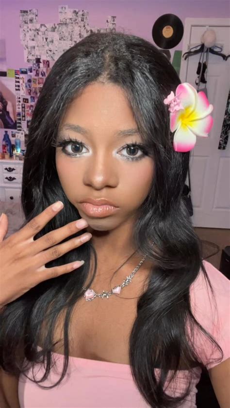 Gyaru Makeup 🌺🐚🏝️ In 2024 Gyaru Makeup Cute Makeup Looks Cute Makeup