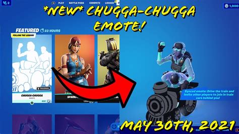 NEW Chugga Chugga Emote Fortnite Item Shop May 30th 2021