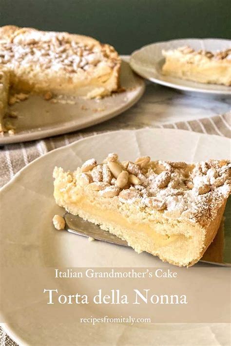 Torta Della Nonna Italian Grandma S Cake Recipes From Italy