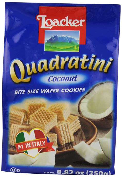 Amazon Loacker Quadratini Hazelnut Wafer Cookies Ounce