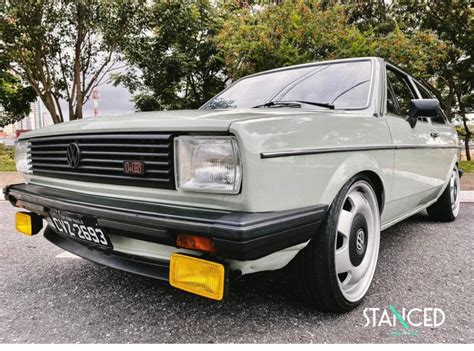 Stanced Car Club A O Gol Bx Placa Preta R Stanced