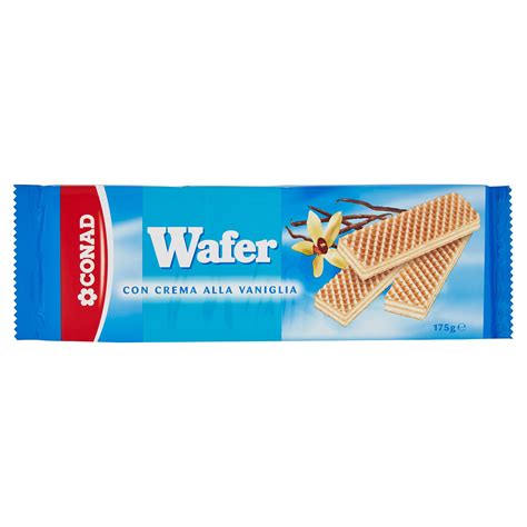 Wafer Alla Vaniglia 175 G Conad In Vendita Online Conad