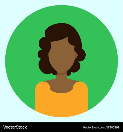 Black Female Avatar Icon