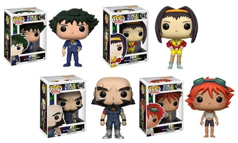 Funko Pop Anime Cowboy Bebop Vinyl Figures Set 4 Piece Groupon