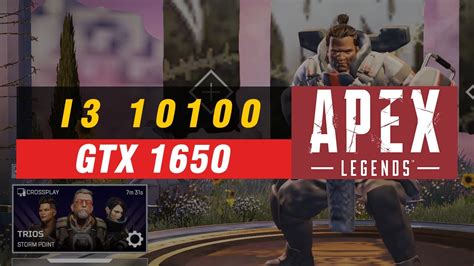 Apex Legends I3 10100 Gtx 1650 4gb Gddr5 1080p Youtube