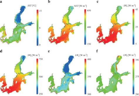 An Example Of Remotely Sensed Sea Surface Temperature Distributions In