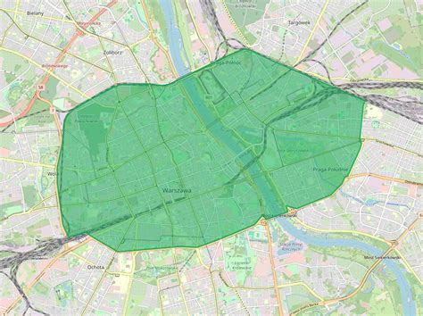 Strefa Czystego Transportu W Warszawie Mapa