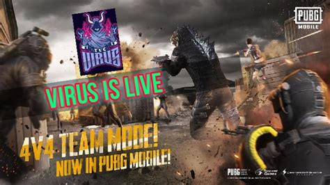 PUBG MOBILE LIVE WITH VIRUS GAMING RUSH GAME PLAY WITH TEAM TLC