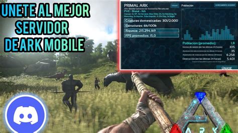 Nete Al Mejor Servidor De Ark M Bile Primalark Pve Pvp Youtube