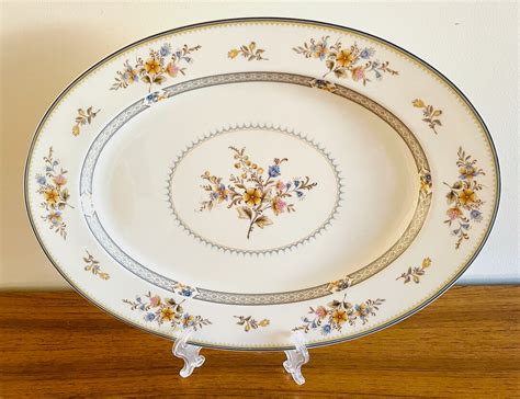 Large 17 Oval Mikasa Chippendale Platter Mikasa Fine Bone China