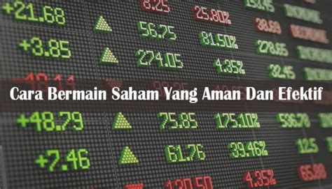 Cara Bermain Saham Untuk Pemula Kargoku Id