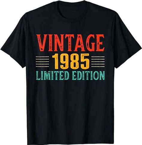 39 Year Old Vintage 1985 Limited Edition Funny Retro T Shirt