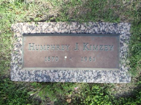 Humphrey Jeramiah Kimzey M Morial Find A Grave