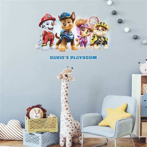 Paw Patrol Peel and Stick Giant Wall Decals with Alphabet, Toddler Wall Stickers - Walmart.com