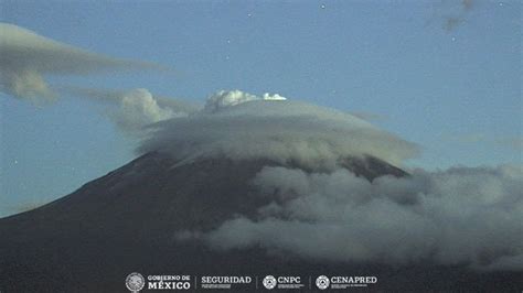 Cenapred Registra Exhalaciones Del Volc N Popocat Petl