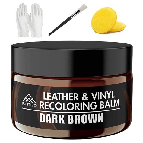 Buy Leather Recoloring Balm, Leather Restorer for Couches, Leather ...