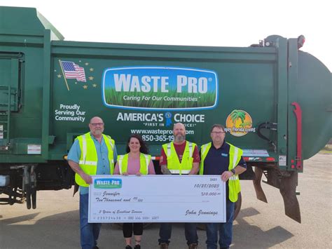 Women Of Waste Pro Jennifer Lassiter Rivera Residential Driver Waste Pro